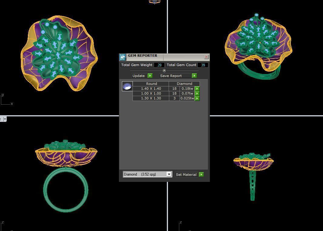 FASION  RING 3D model_3