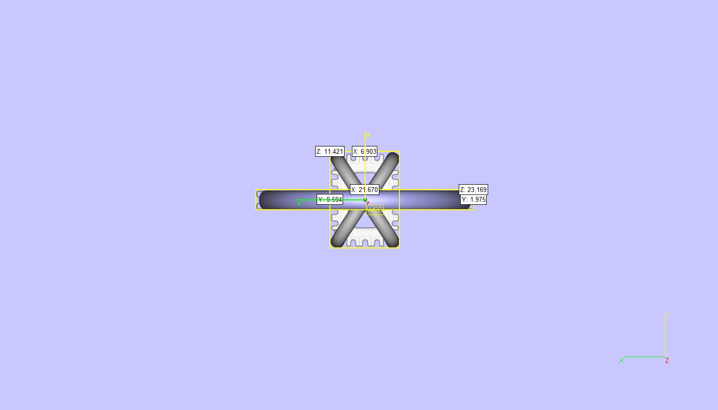 Emerald Cut Engagement Ring with belt 3D print model_18