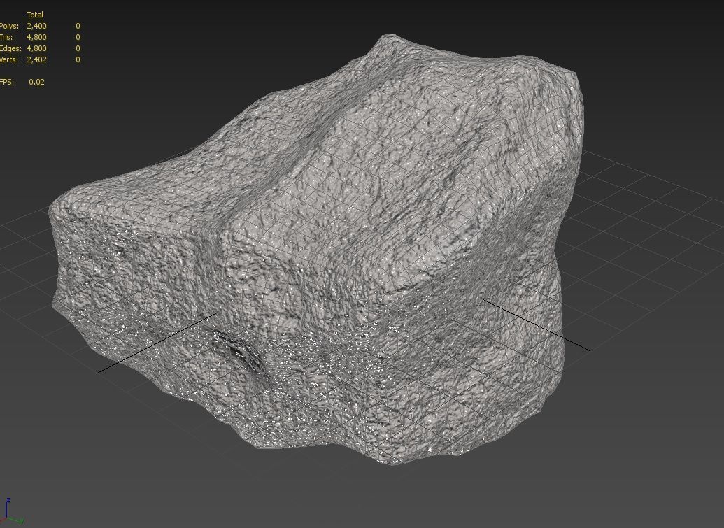 Rock Model 33 Low-poly 3D model_11