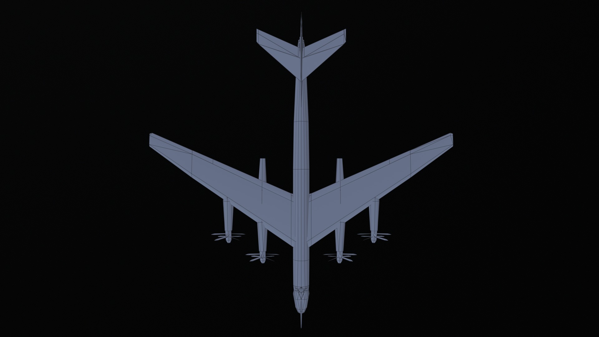 Asset - Army - Tu 95 - 3D MODEL Low-poly Low-poly 3D model_54