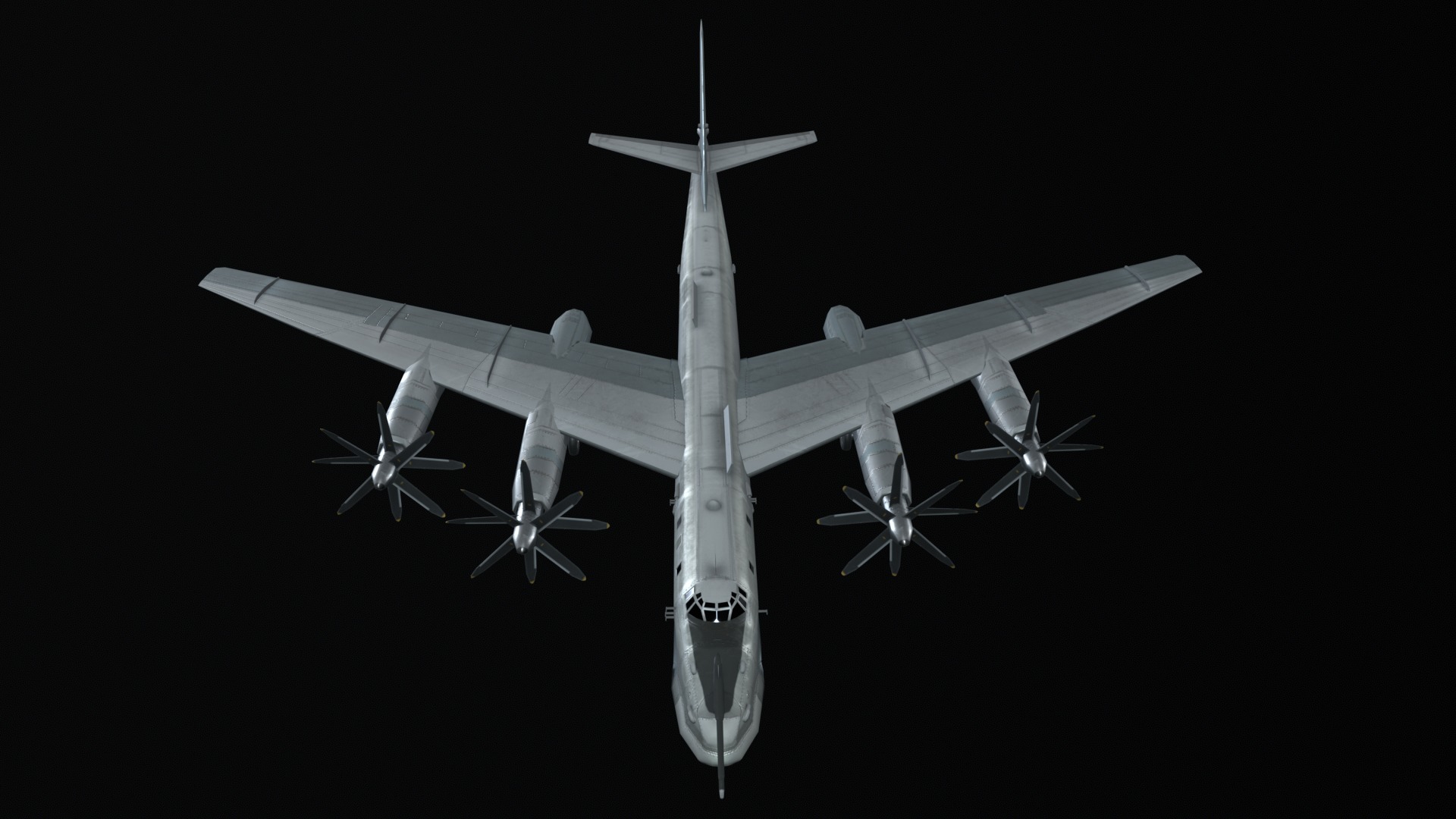 Asset - Army - Tu 95 - 3D MODEL Low-poly Low-poly 3D model_51