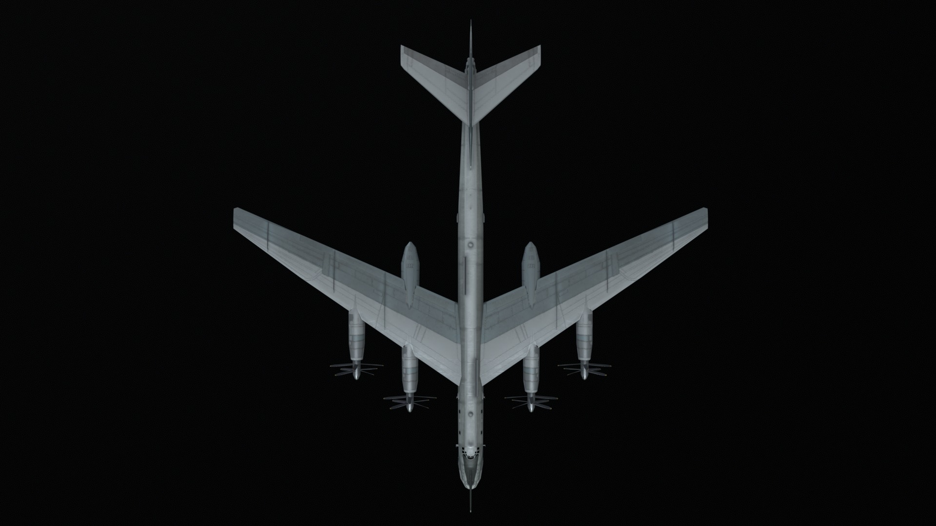 Asset - Army - Tu 95 - 3D MODEL Low-poly Low-poly 3D model_13