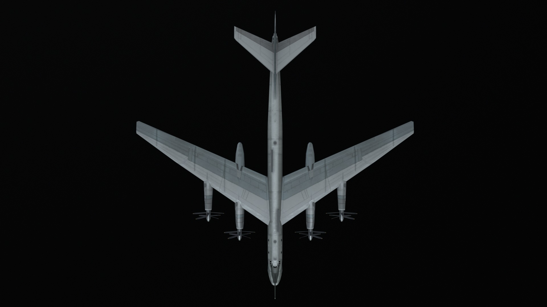 Asset - Army - Tu 95 - 3D MODEL Low-poly Low-poly 3D model_16