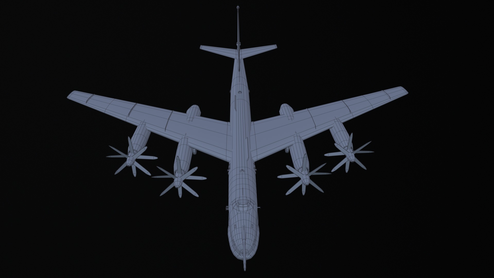 Asset - Army - Tu 95 - 3D MODEL Low-poly Low-poly 3D model_27