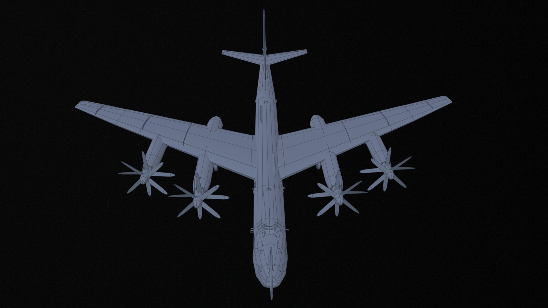 Asset - Army - Tu 95 - 3D MODEL Low-poly Low-poly 3D model_33