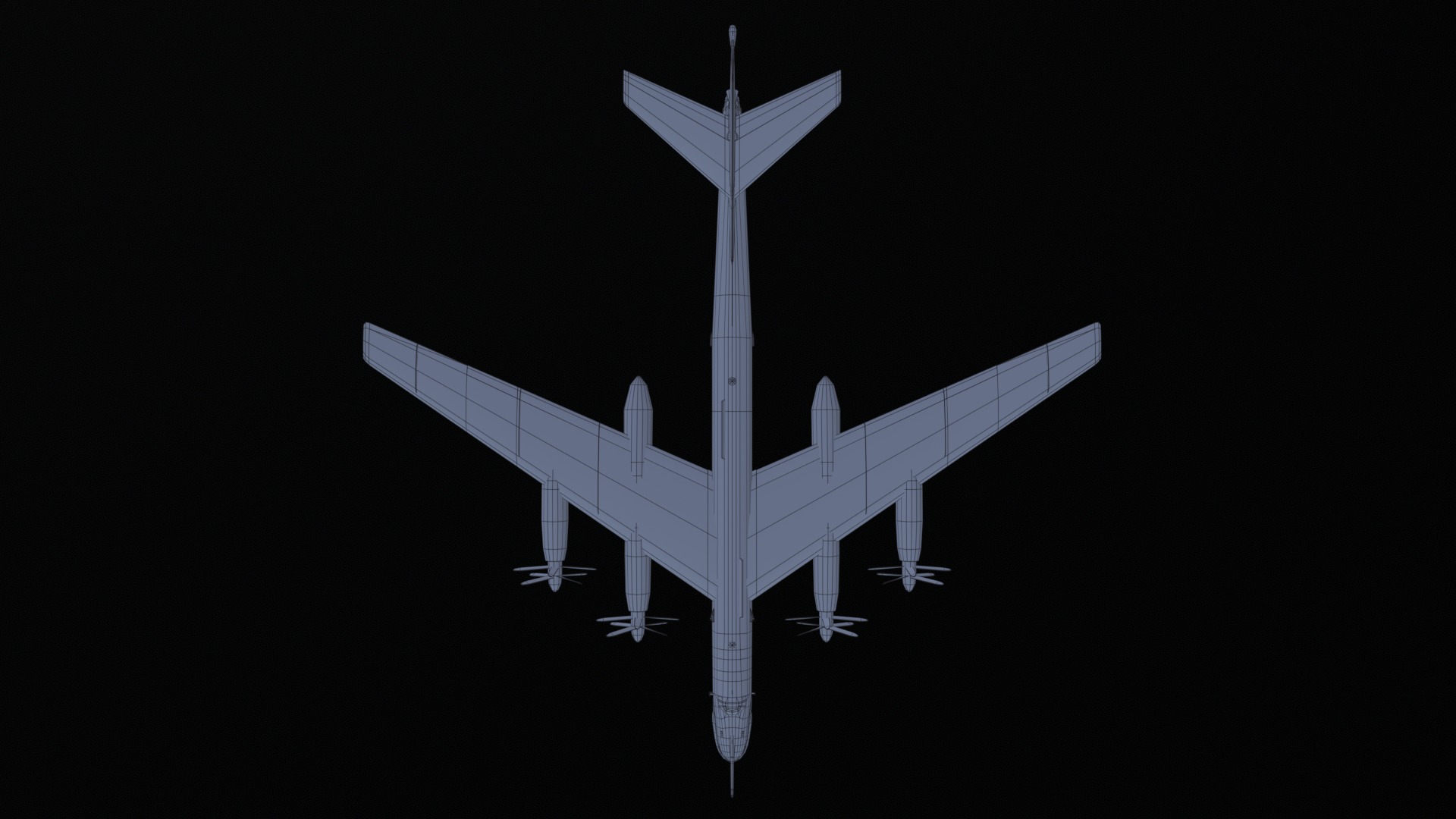 Asset - Army - Tu 95 - 3D MODEL Low-poly Low-poly 3D model_32
