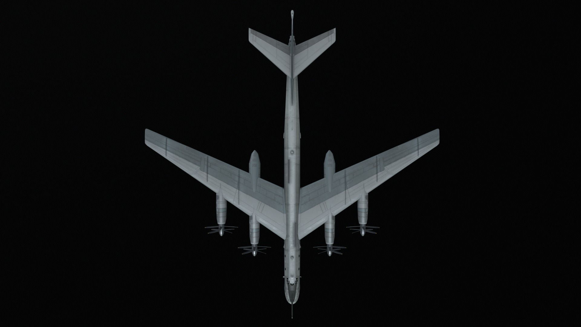 Asset - Army - Tu 95 - 3D MODEL Low-poly Low-poly 3D model_12