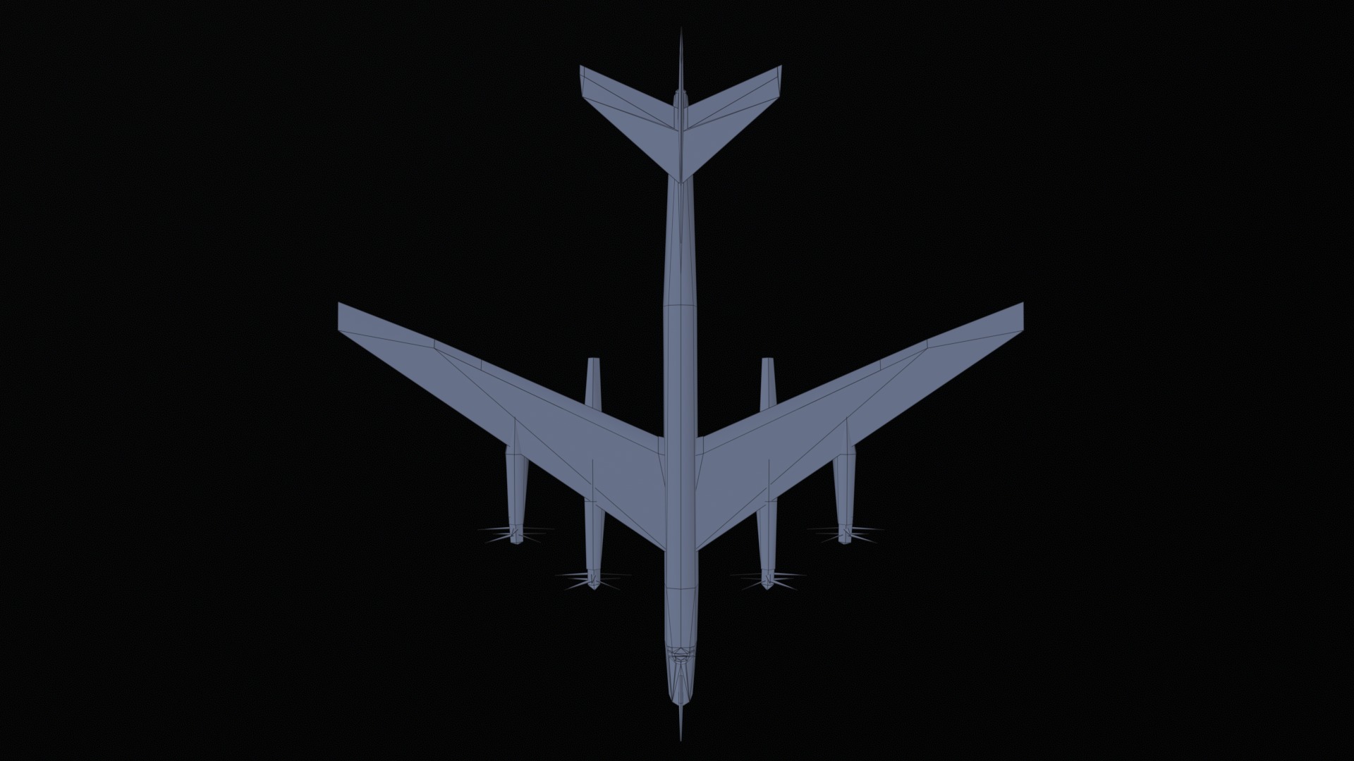 Asset - Army - Tu 95 - 3D MODEL Low-poly Low-poly 3D model_11