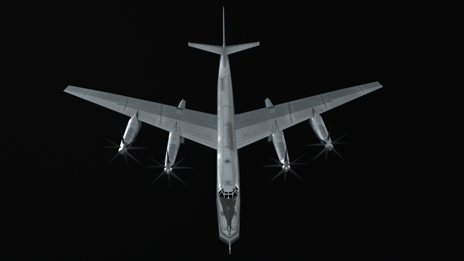 Asset - Army - Tu 95 - 3D MODEL Low-poly Low-poly 3D model_30