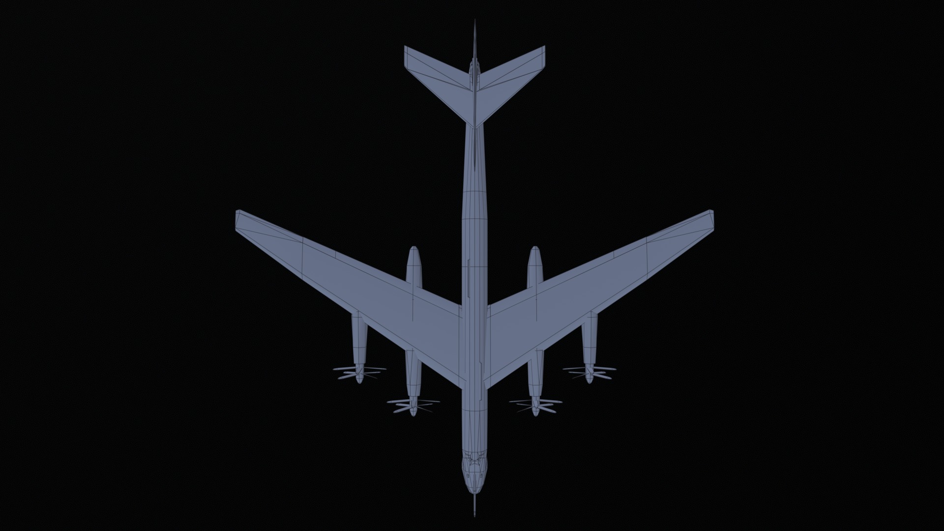 Asset - Army - Tu 95 - 3D MODEL Low-poly Low-poly 3D model_39