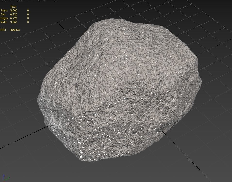 Rock Model 34 Low-poly 3D model_11