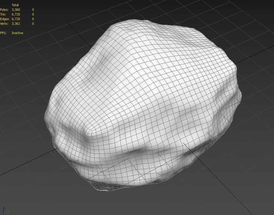 Rock Model 34 Low-poly 3D model_10
