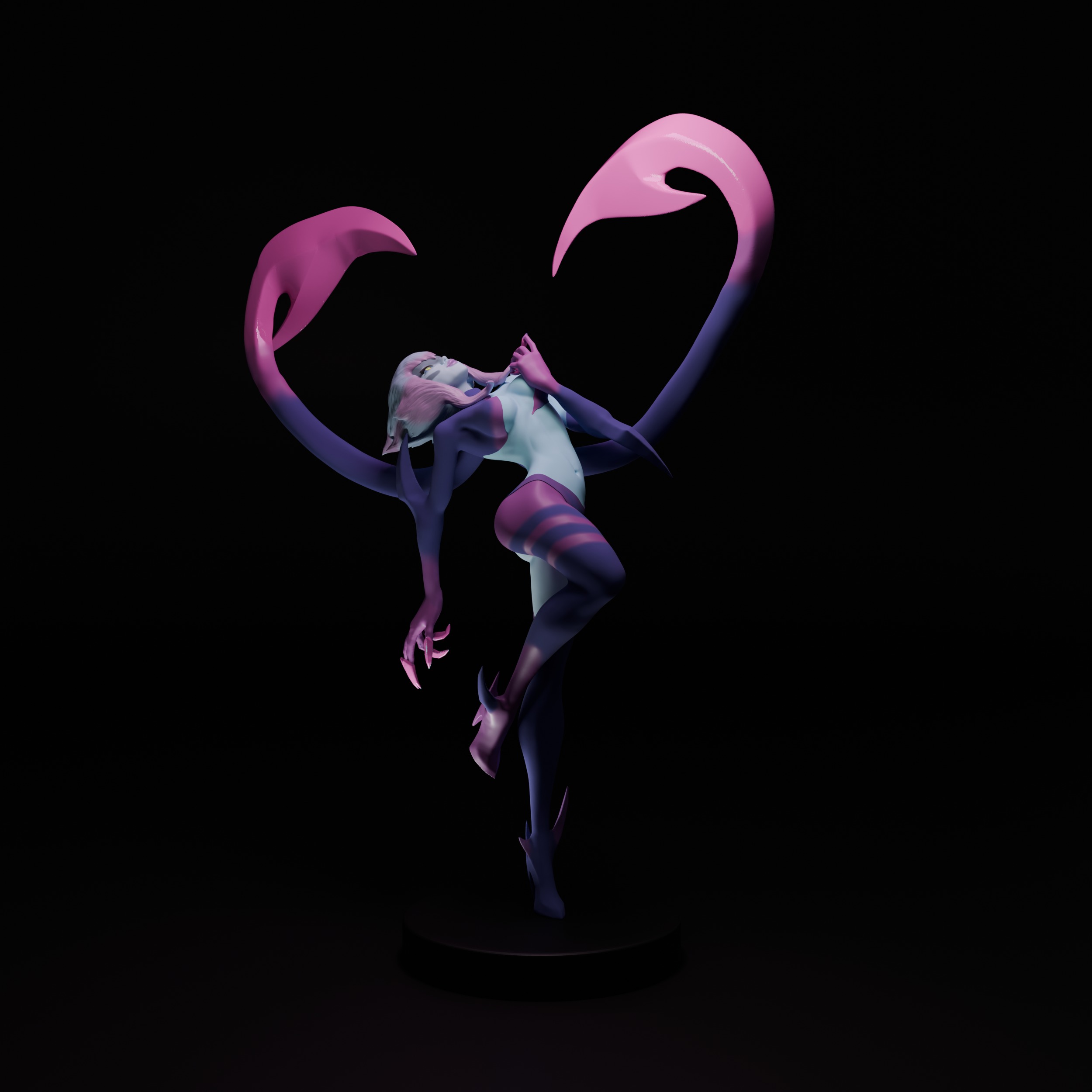 Evelynn From League of Legends Ready For Printing 3D print model_1