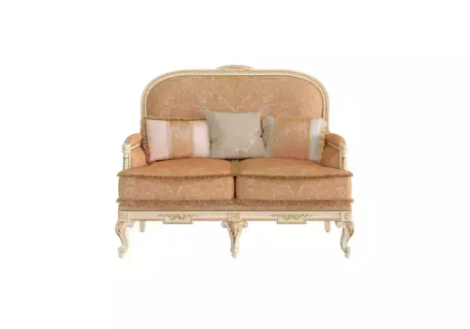 Refined royal loveseat by Modenese