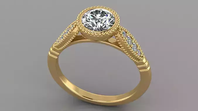 AG 1200 KIMORA SOLITARE RING