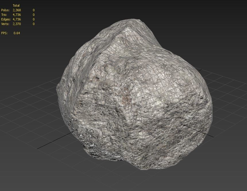 Rock Model 41 Low-poly 3D model_11