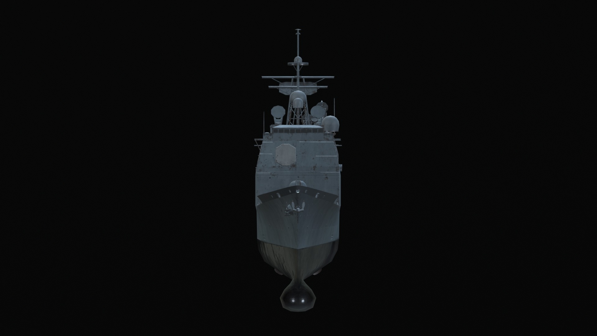 Asset - Army - Ticonderoga Class - 3D MODEL Low-poly Low-poly 3D model_10