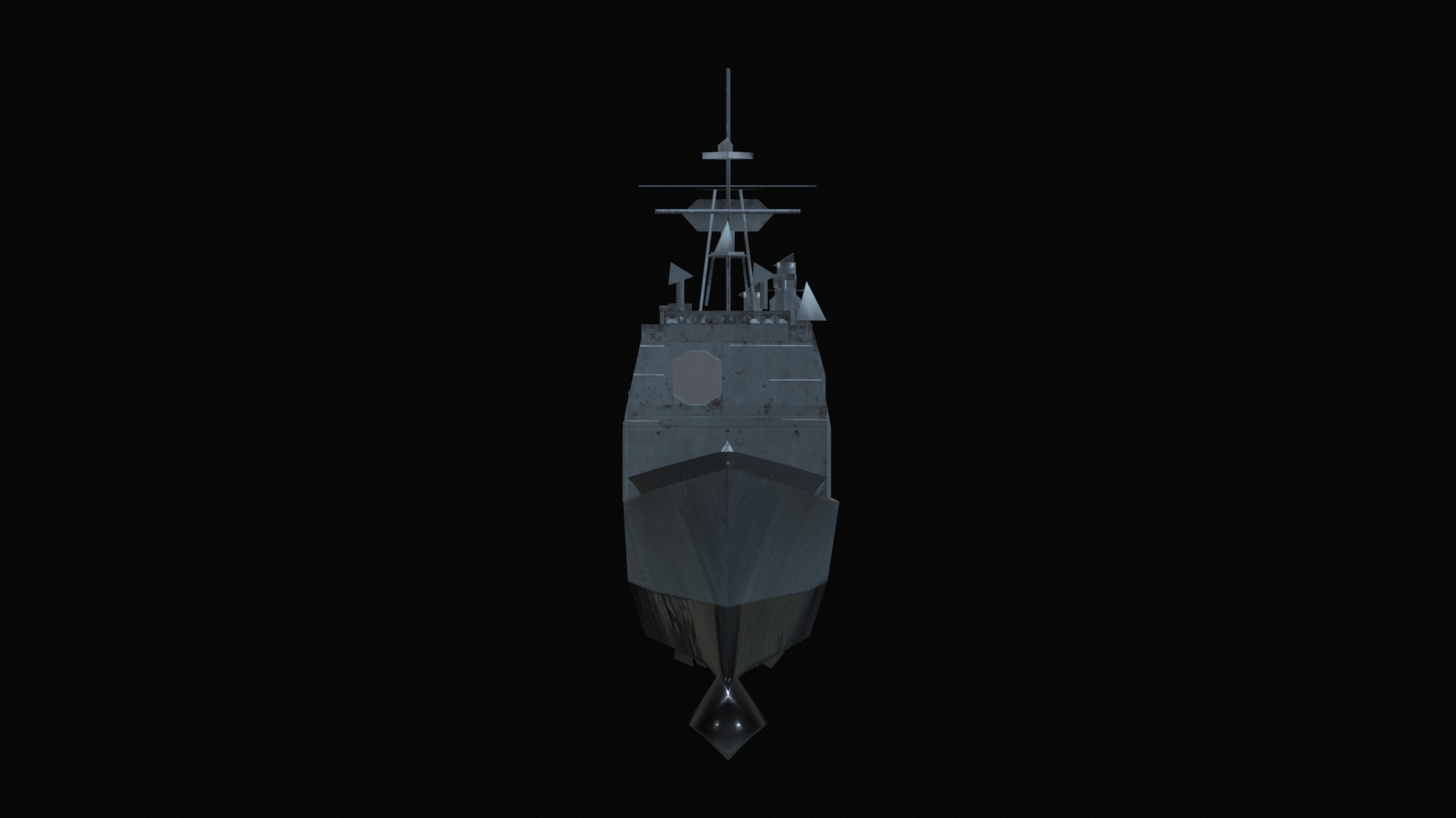 Asset - Army - Ticonderoga Class - 3D MODEL Low-poly Low-poly 3D model_49
