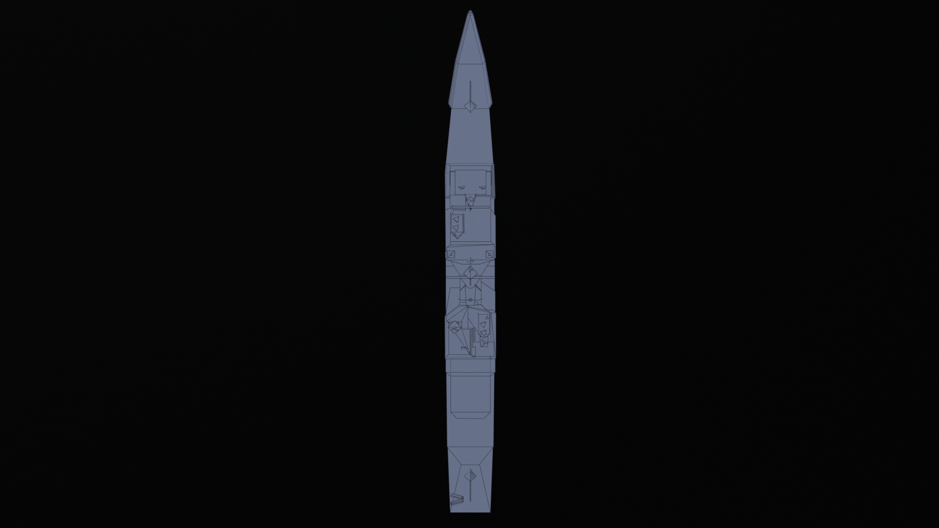 Asset - Army - Ticonderoga Class - 3D MODEL Low-poly Low-poly 3D model_55