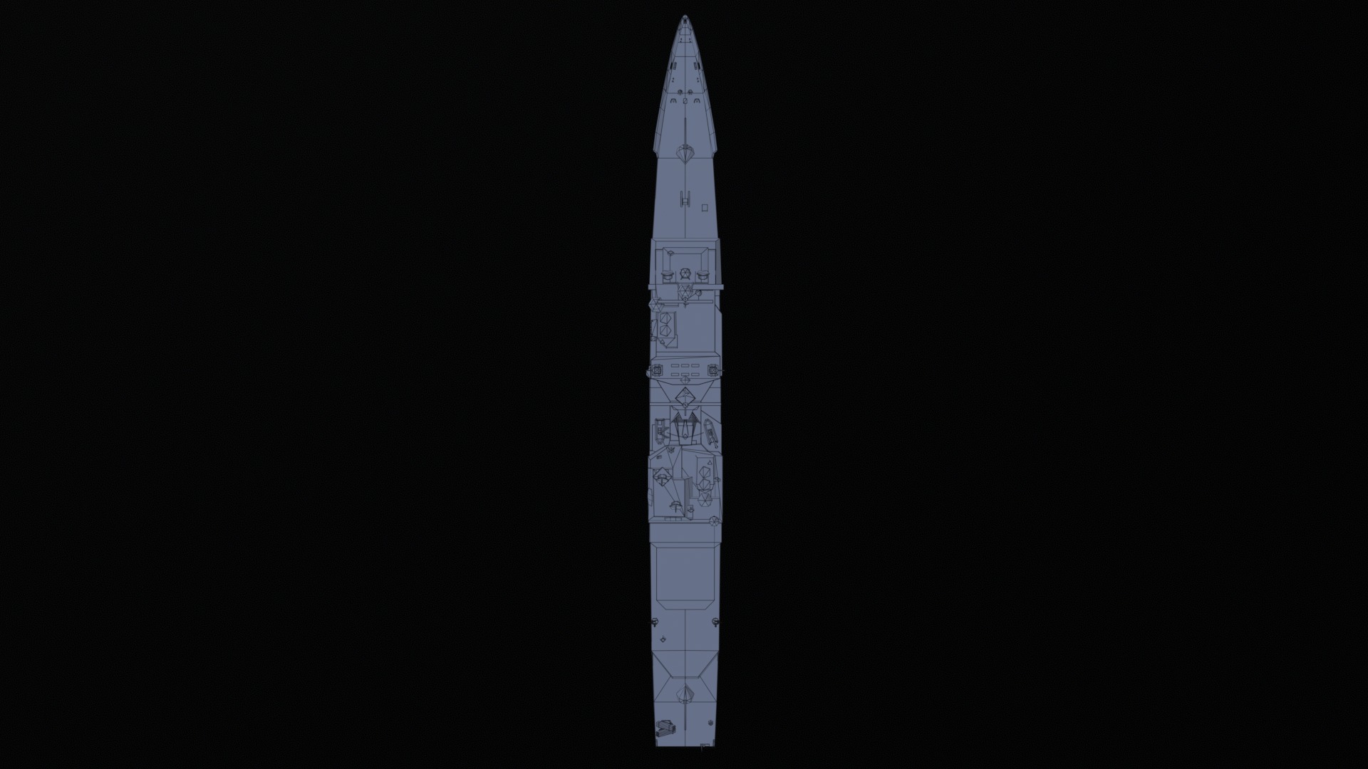Asset - Army - Ticonderoga Class - 3D MODEL Low-poly Low-poly 3D model_35