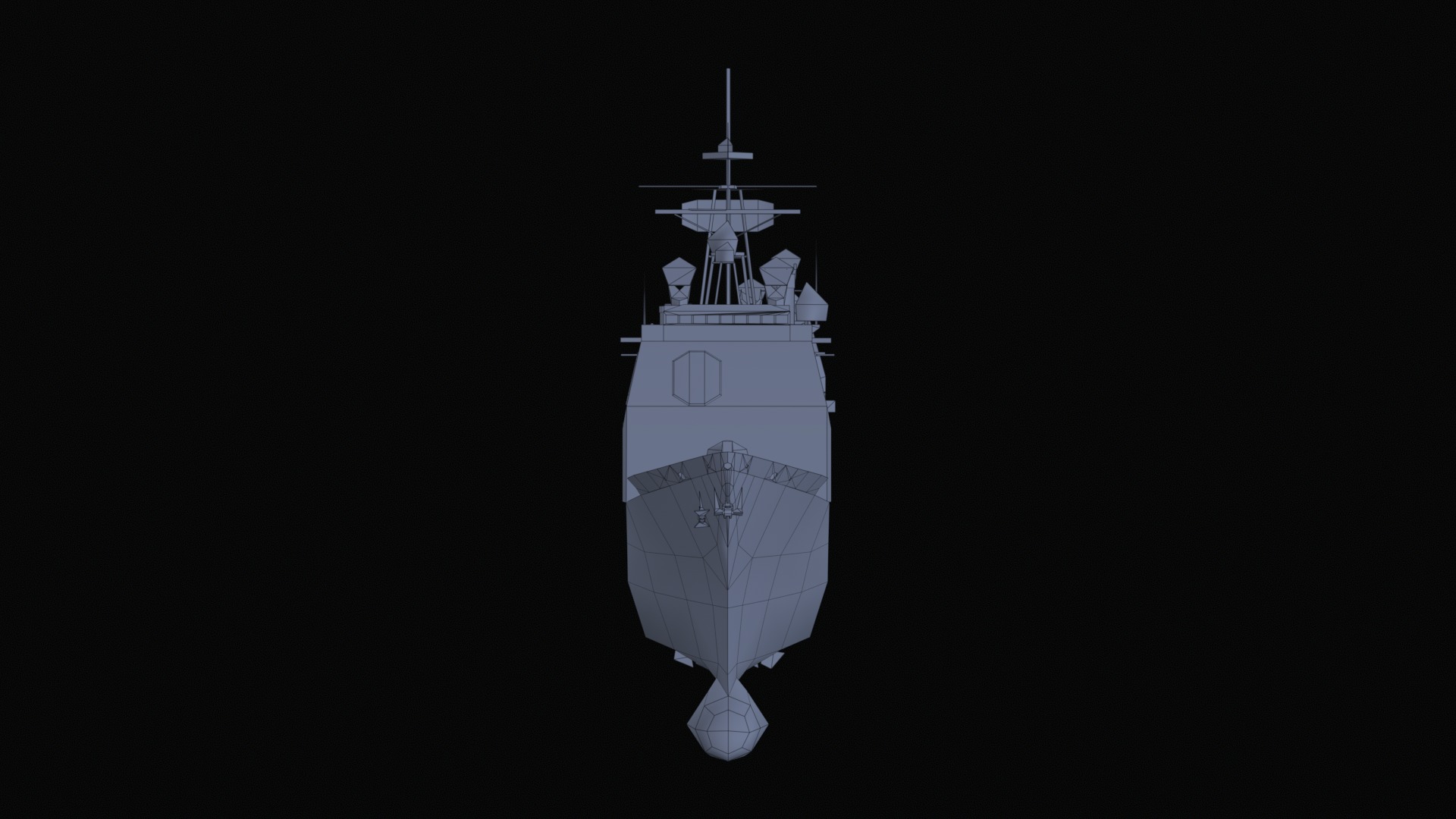 Asset - Army - Ticonderoga Class - 3D MODEL Low-poly Low-poly 3D model_44
