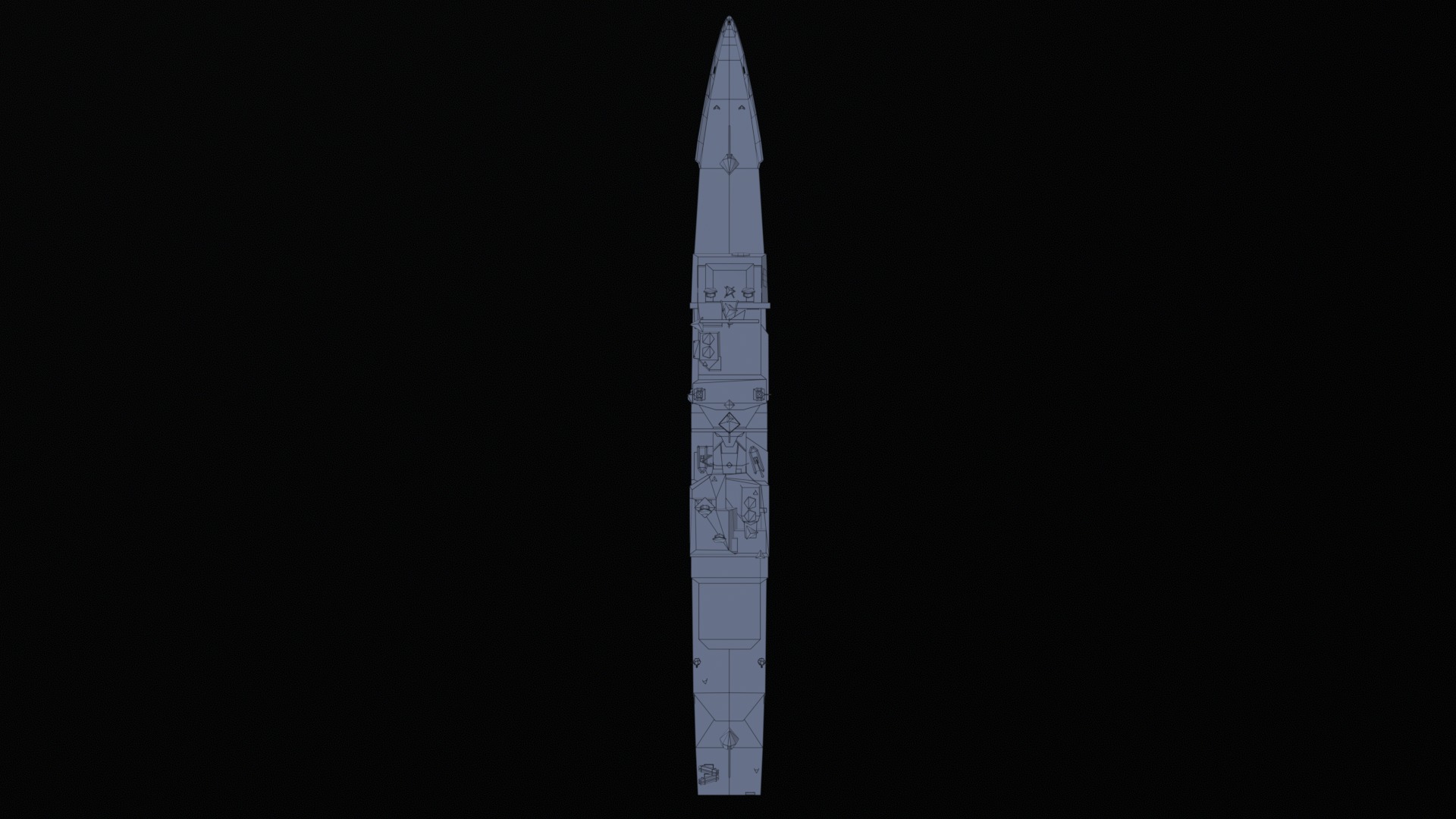 Asset - Army - Ticonderoga Class - 3D MODEL Low-poly Low-poly 3D model_45