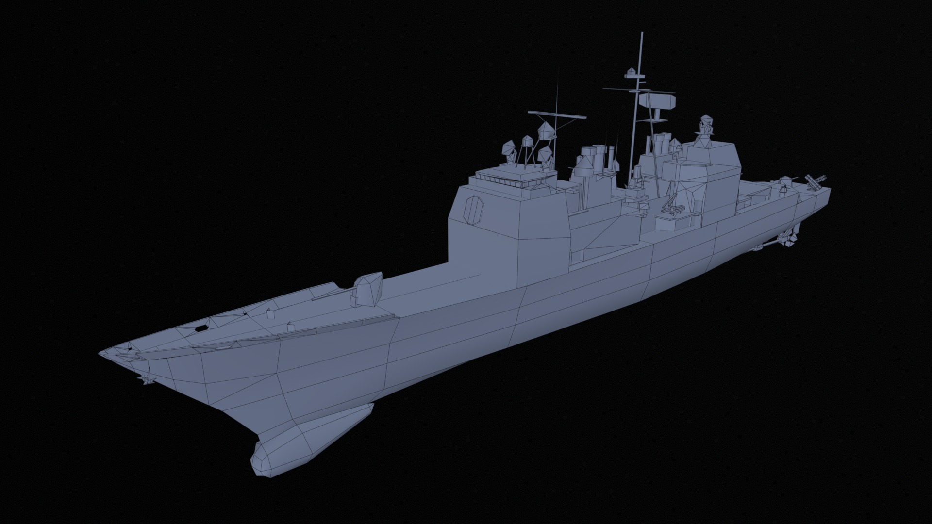Asset - Army - Ticonderoga Class - 3D MODEL Low-poly Low-poly 3D model_41