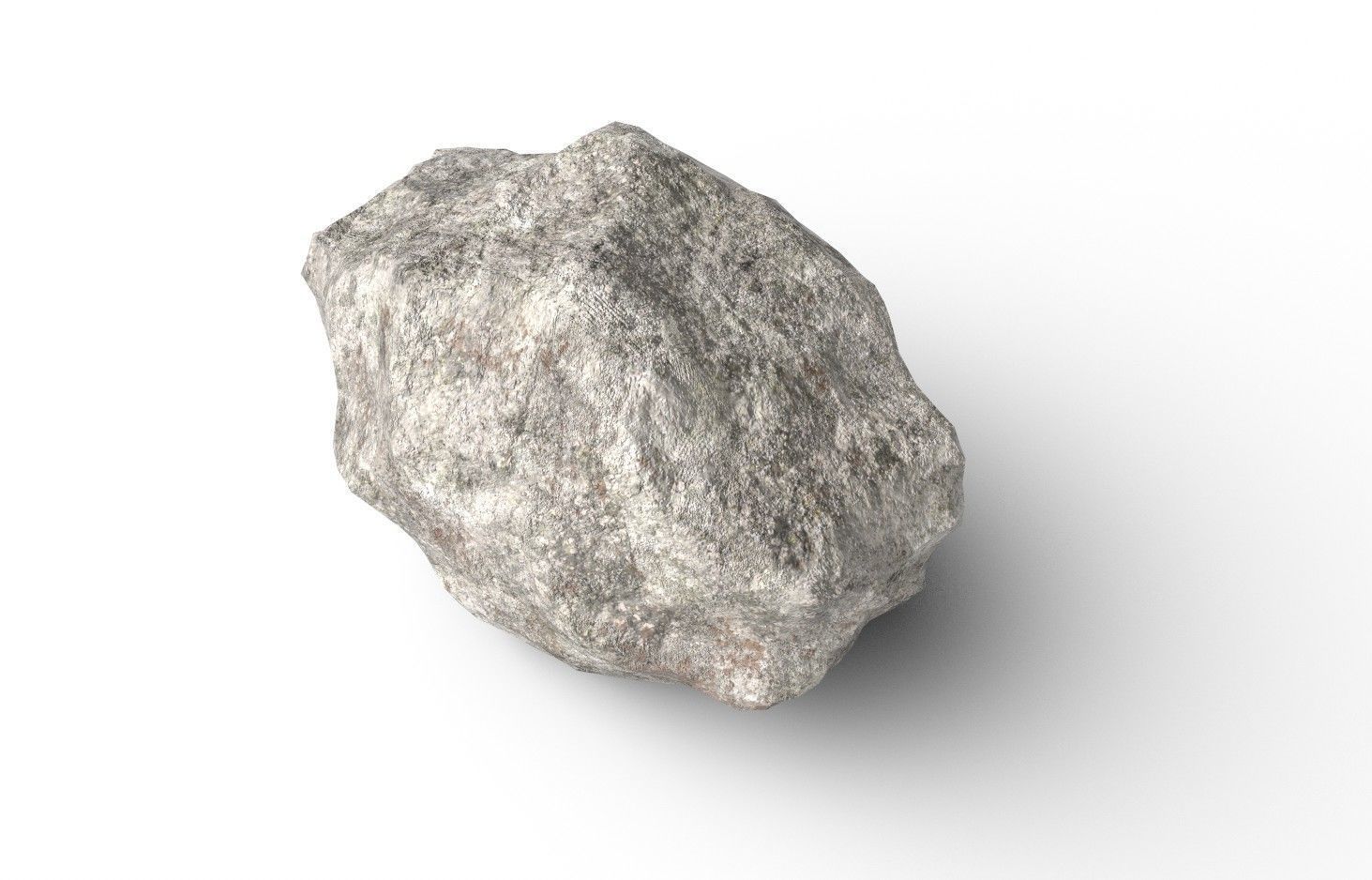 Rock Model 43 Low-poly 3D model_6