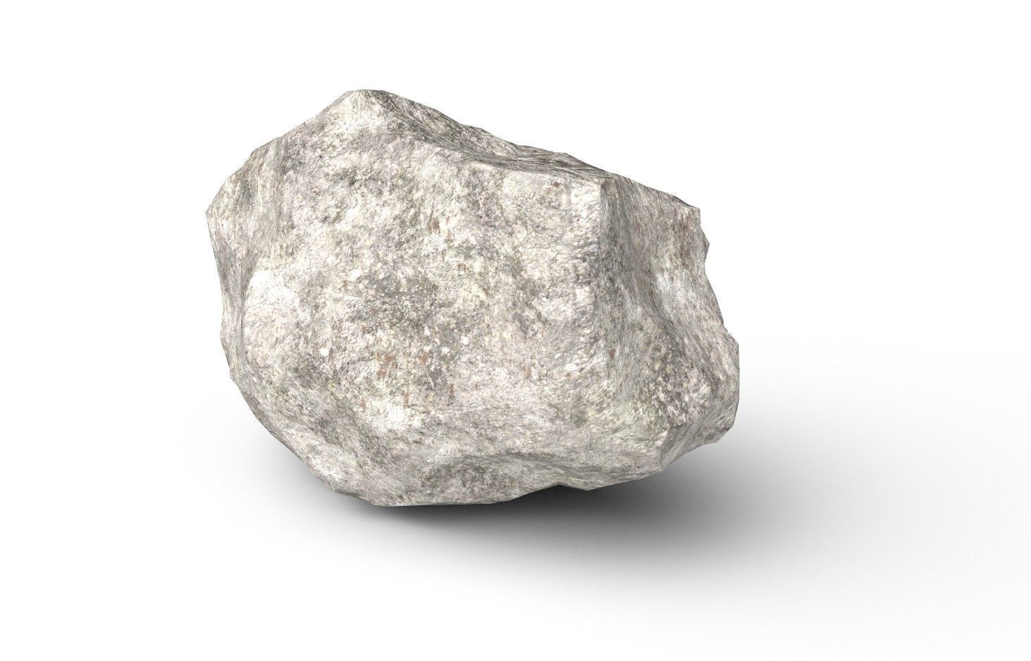 Rock Model 43 Low-poly 3D model_1