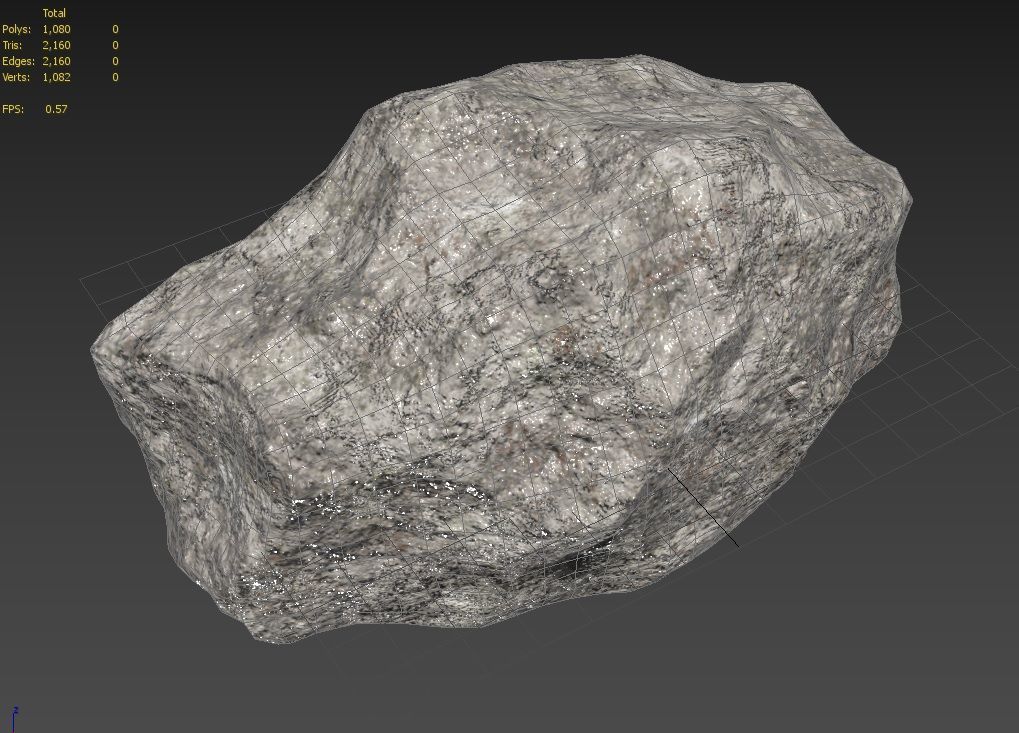 Rock Model 43 Low-poly 3D model_11