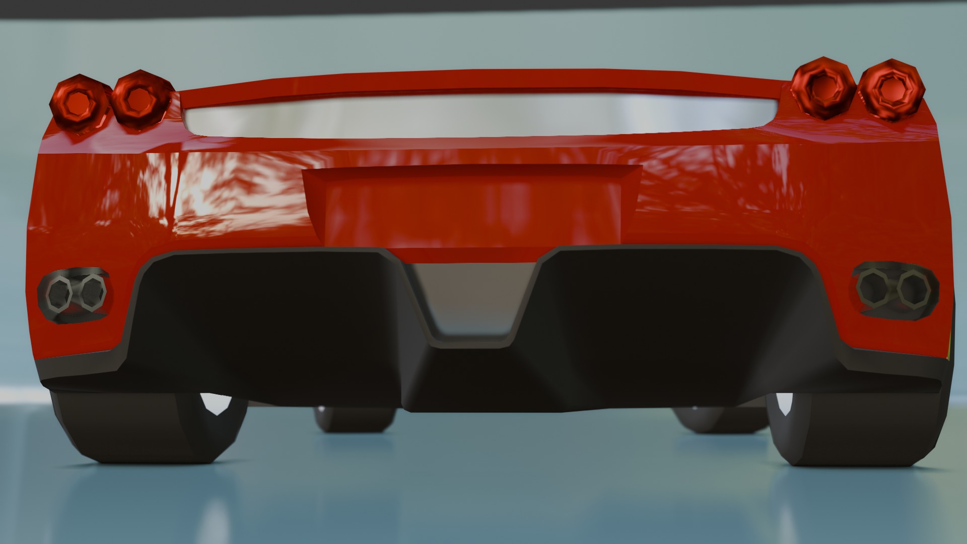 Gameready Ferrari Enzo Low-poly 3D model_24