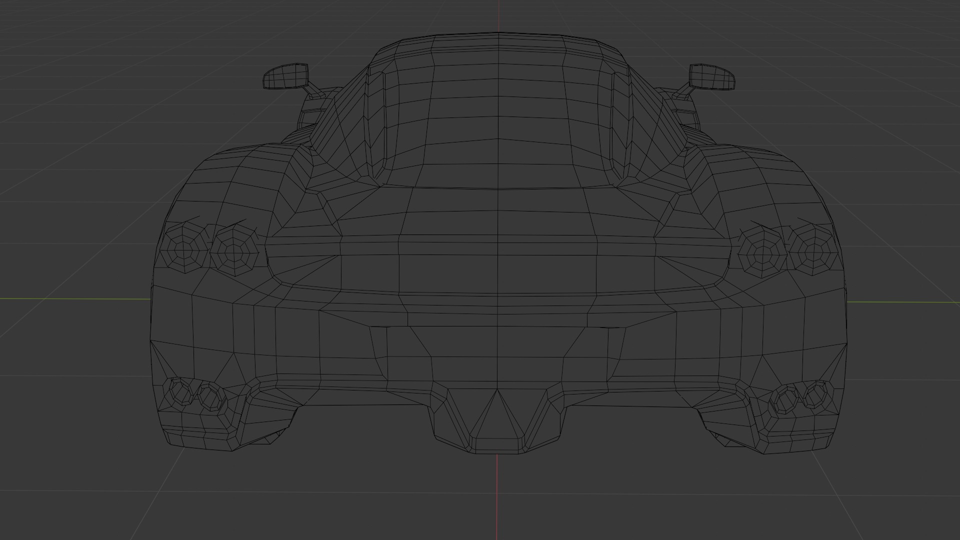 Gameready Ferrari Enzo Low-poly 3D model_9