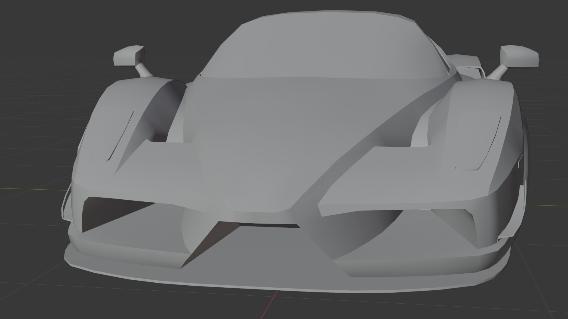 Gameready Ferrari Enzo Low-poly 3D model_11