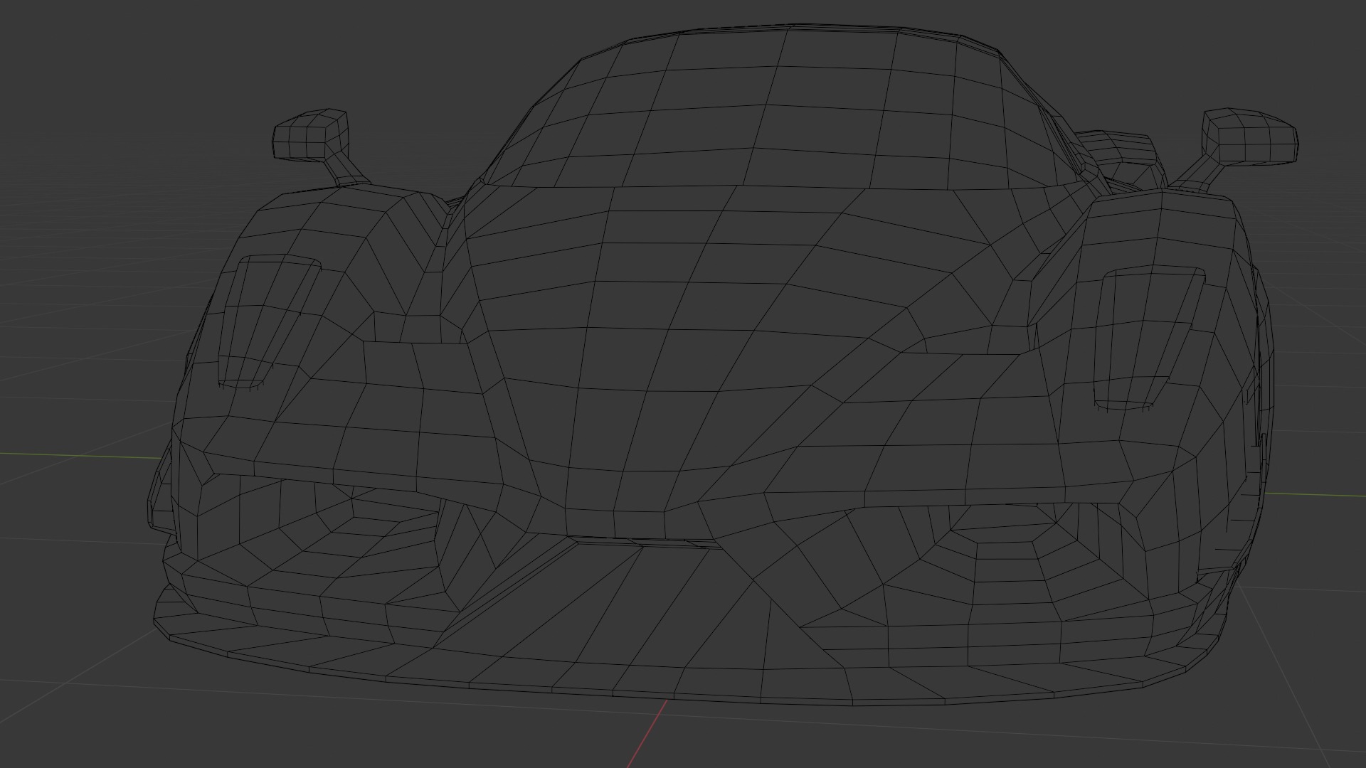 Gameready Ferrari Enzo Low-poly 3D model_12