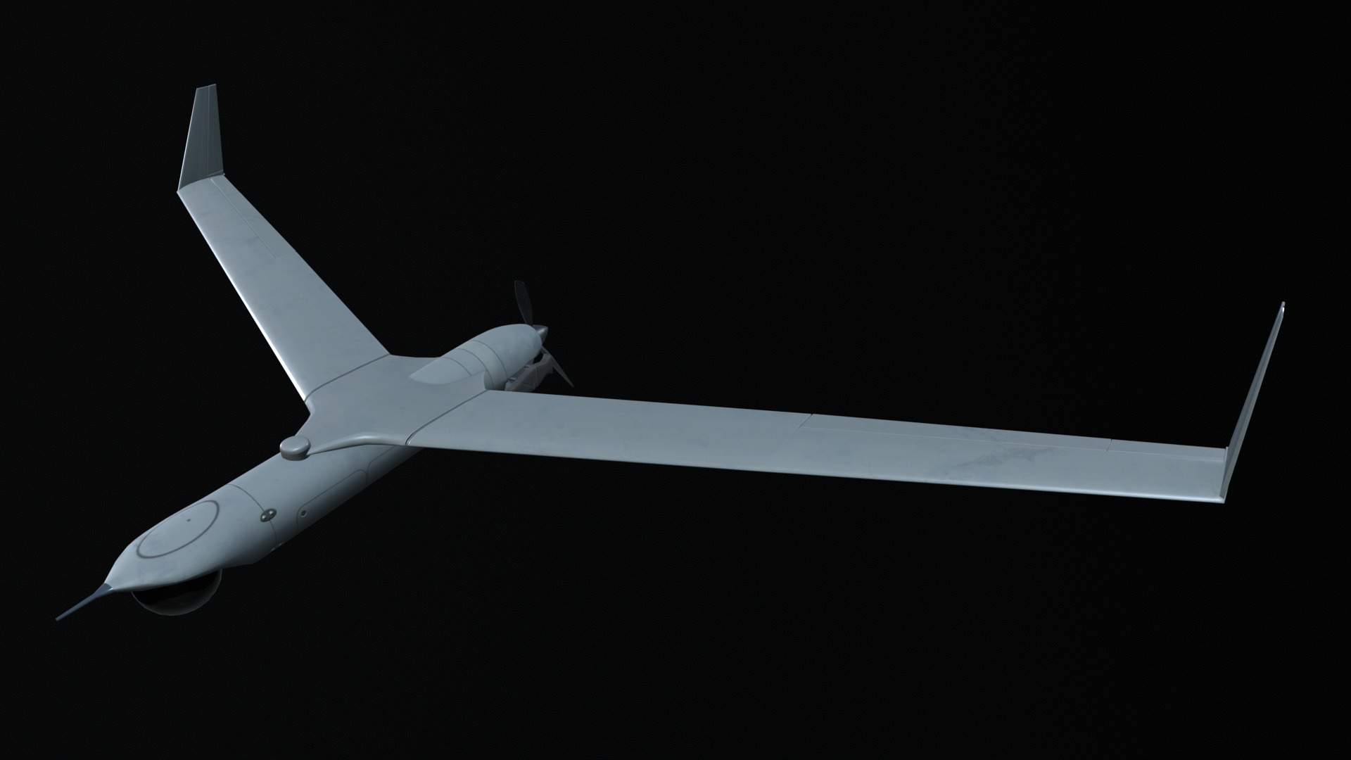 Asset - Army - Scan Eagle - 3D MODEL Low-poly Low-poly 3D model_26