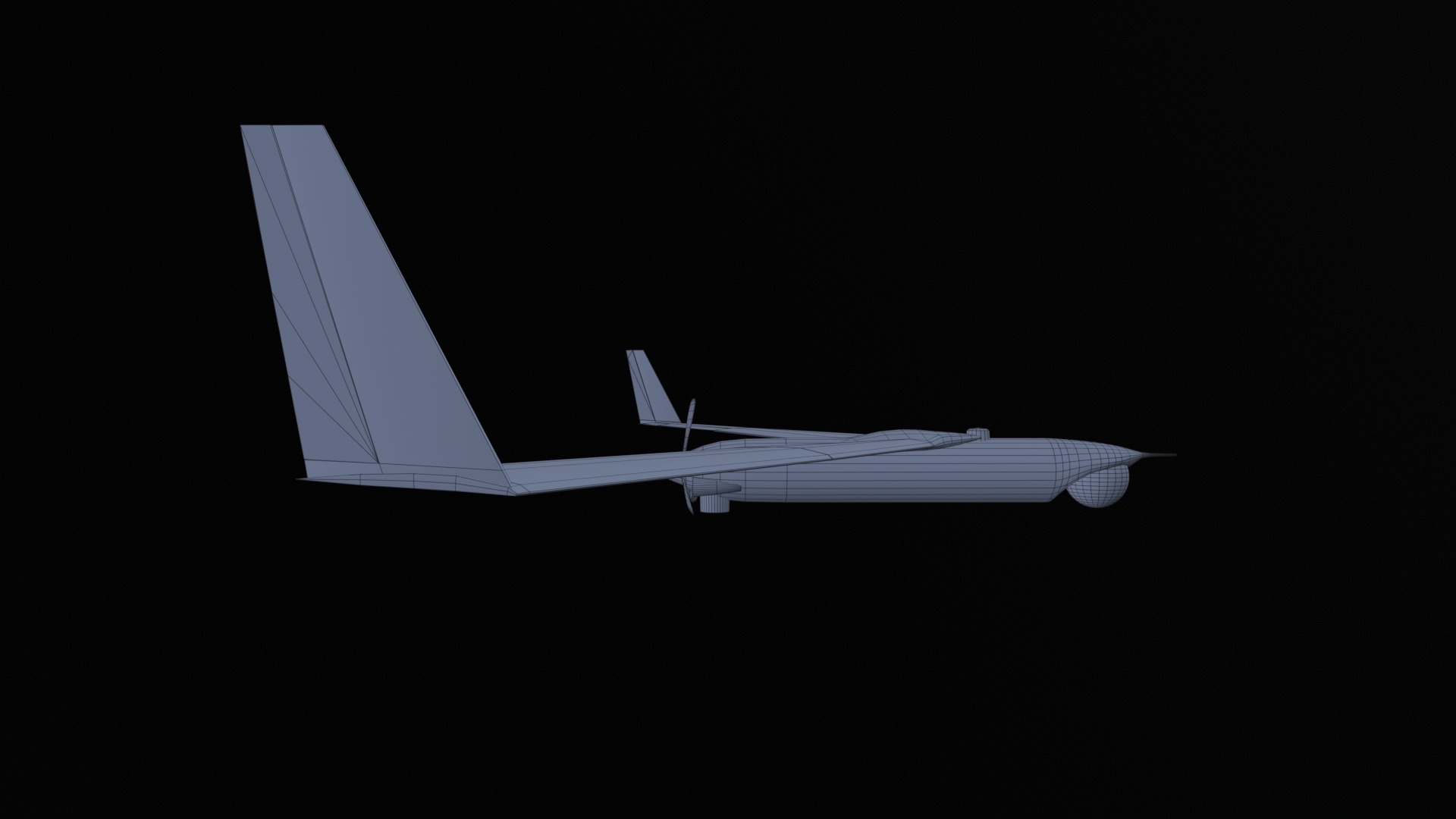 Asset - Army - Scan Eagle - 3D MODEL Low-poly Low-poly 3D model_43