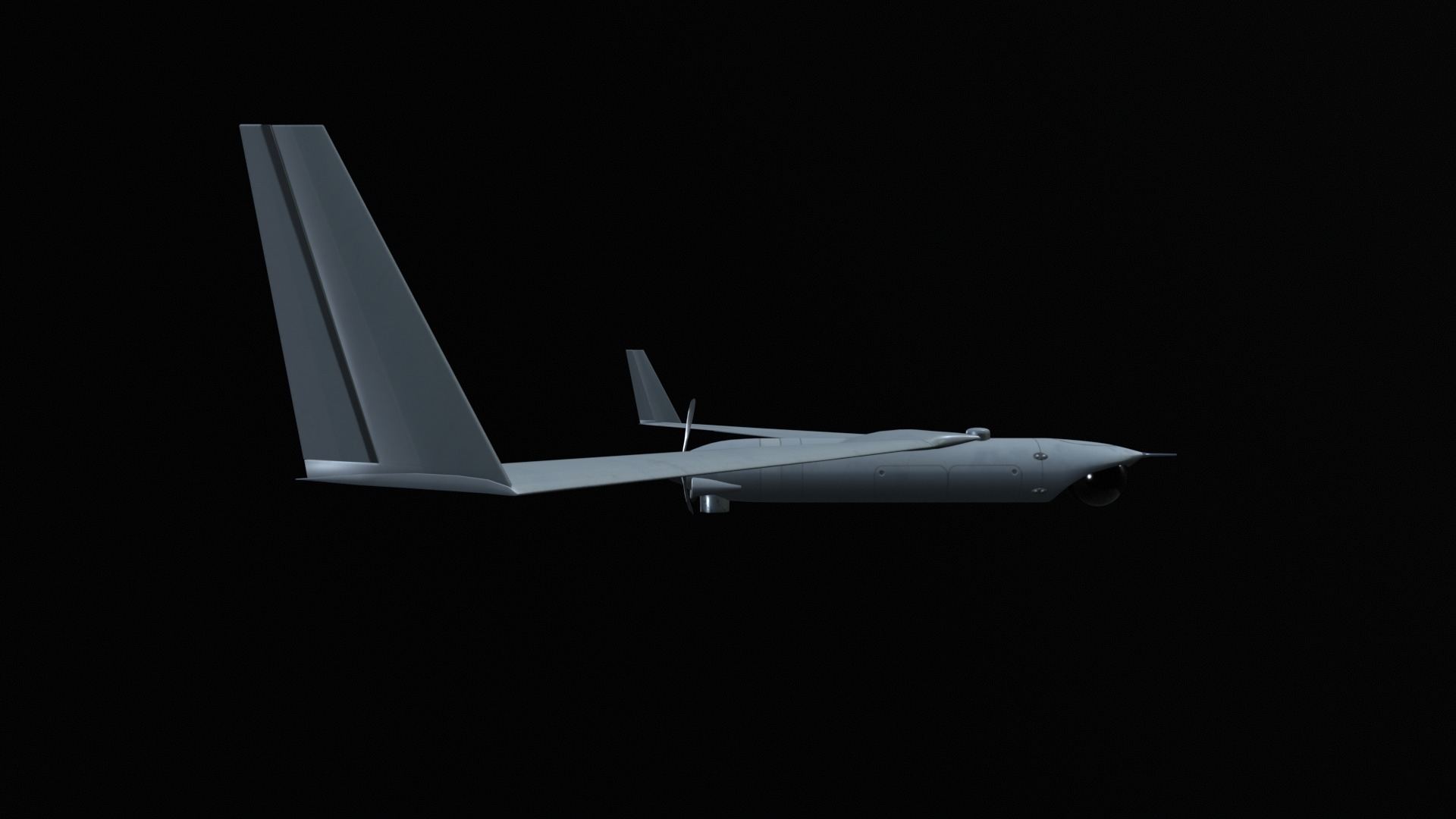 Asset - Army - Scan Eagle - 3D MODEL Low-poly Low-poly 3D model_28