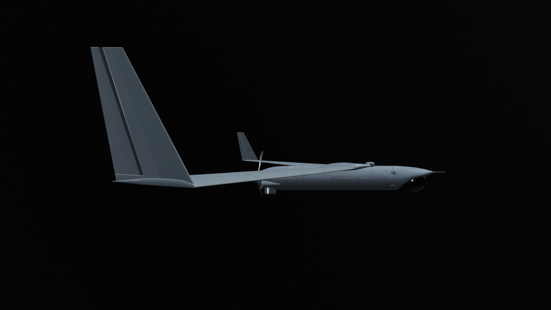 Asset - Army - Scan Eagle - 3D MODEL Low-poly Low-poly 3D model_18