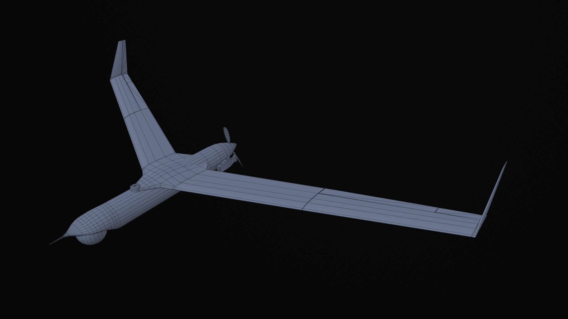 Asset - Army - Scan Eagle - 3D MODEL Low-poly Low-poly 3D model_41