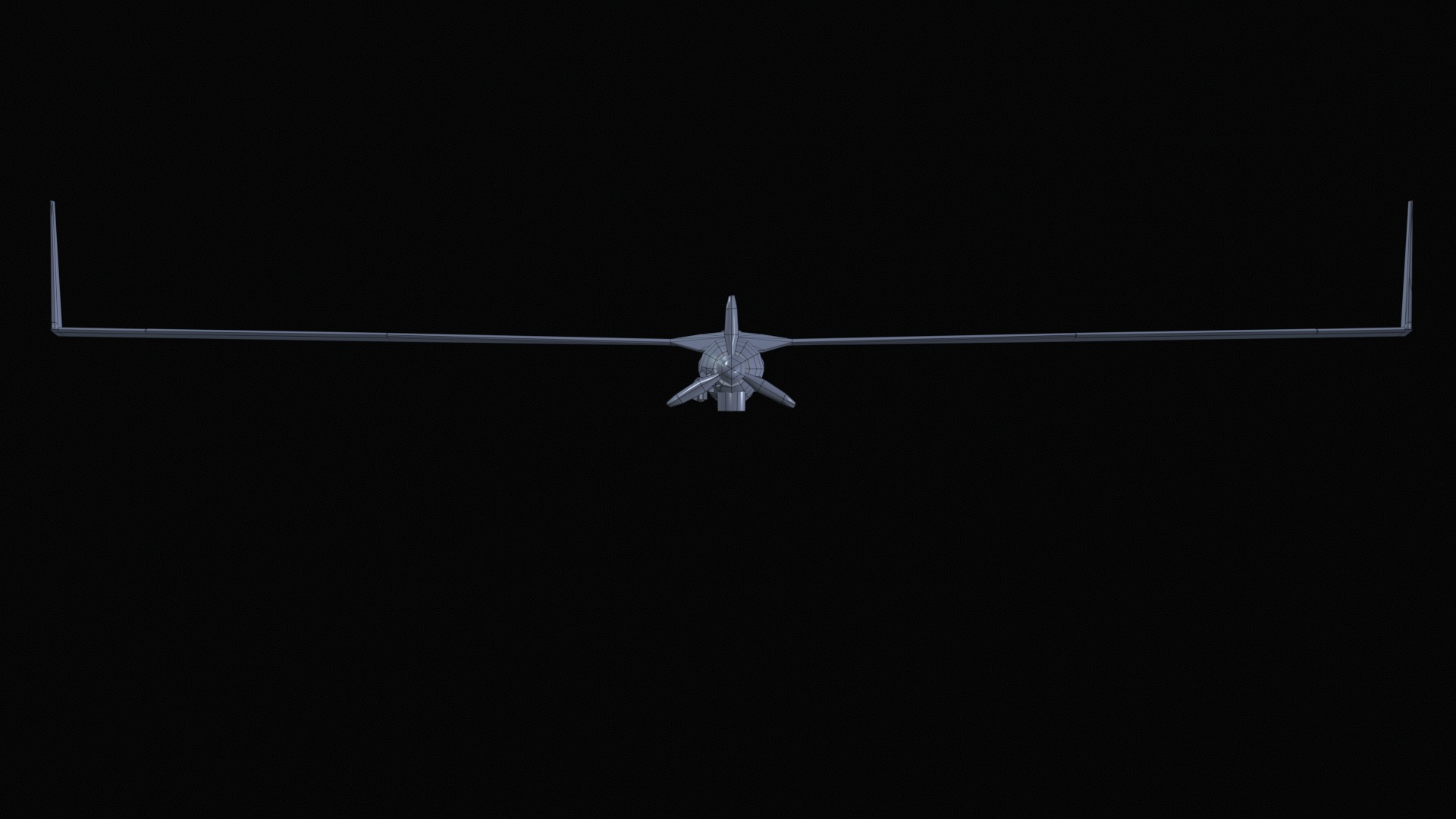 Asset - Army - Scan Eagle - 3D MODEL Low-poly Low-poly 3D model_54