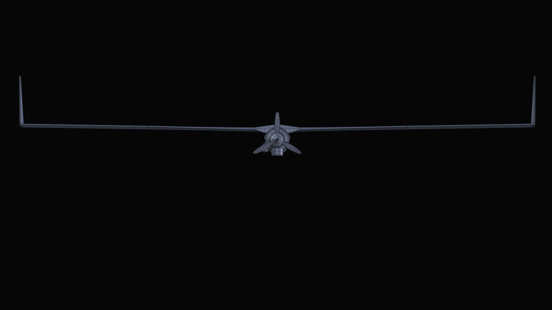 Asset - Army - Scan Eagle - 3D MODEL Low-poly Low-poly 3D model_24