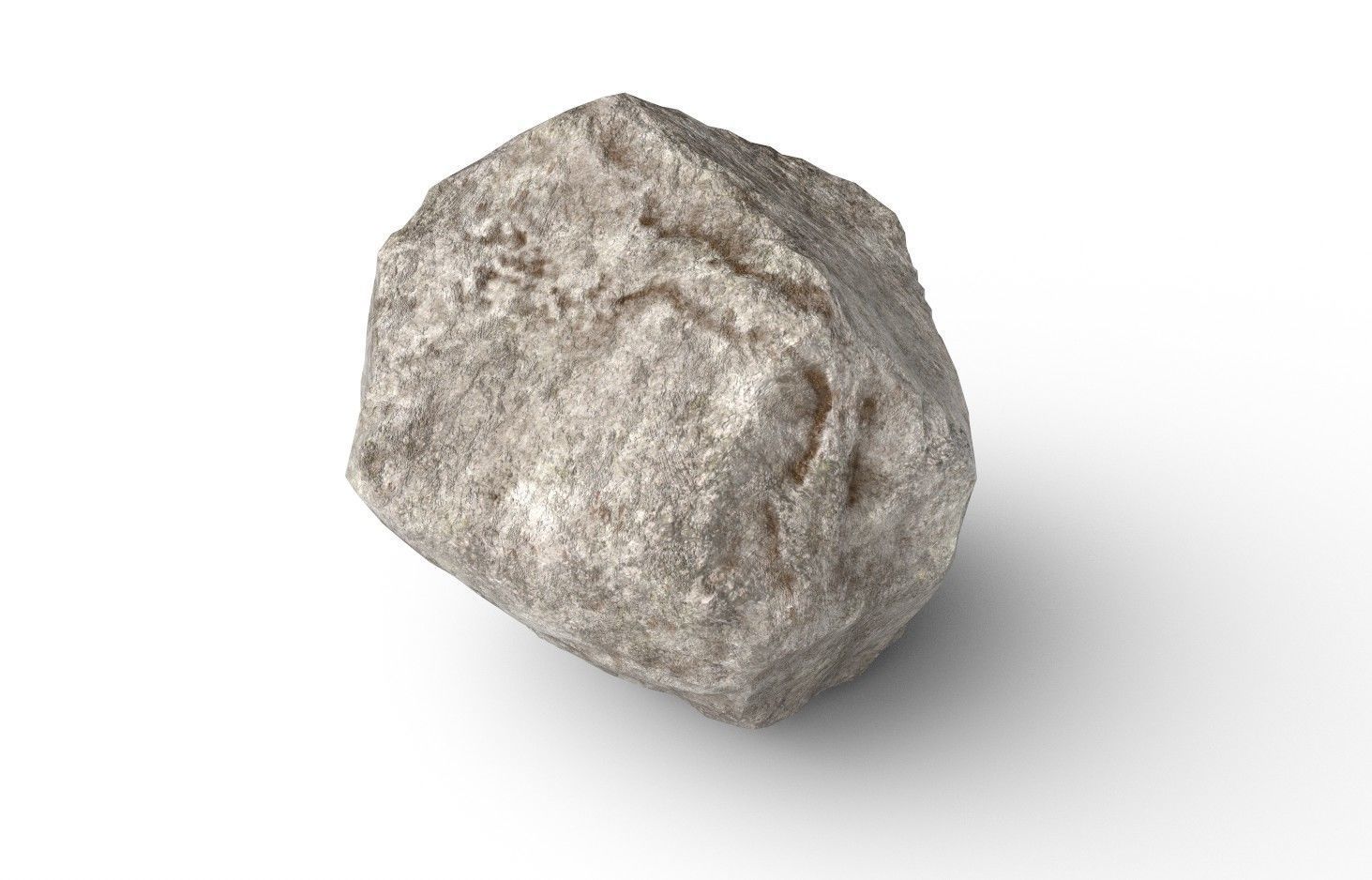 Rock  Model 46 Low-poly 3D model_6