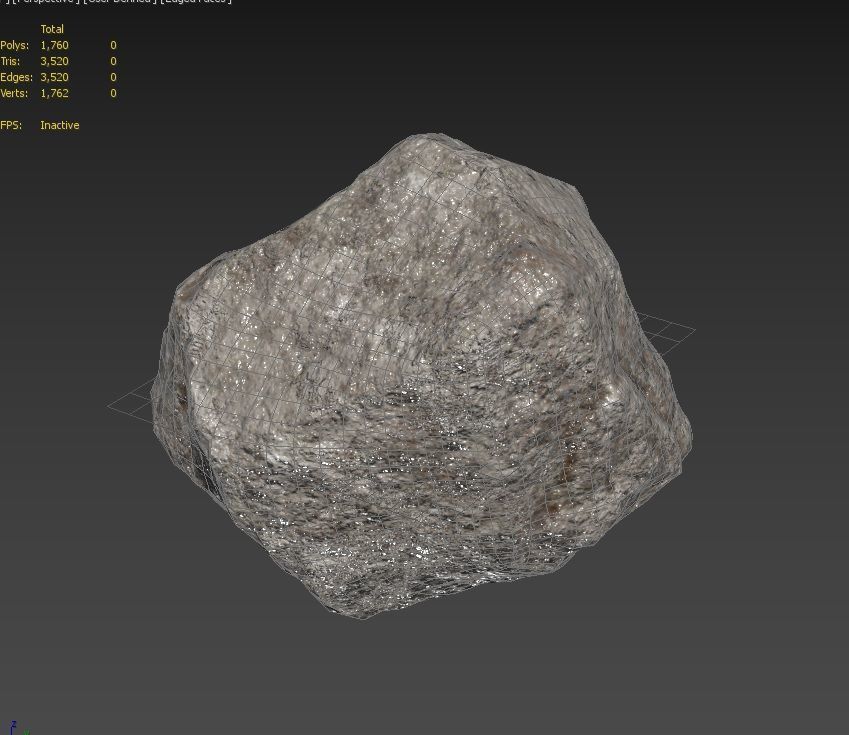 Rock  Model 46 Low-poly 3D model_7