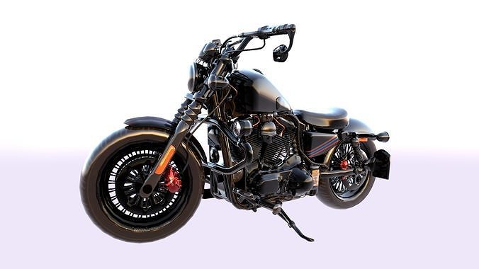 Crazy Harley Davidson 3D model