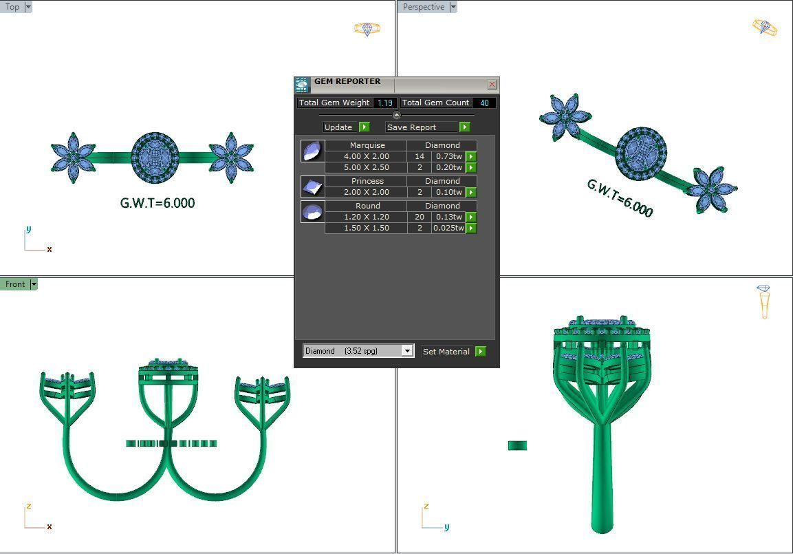 FASION  RING 3D model_4