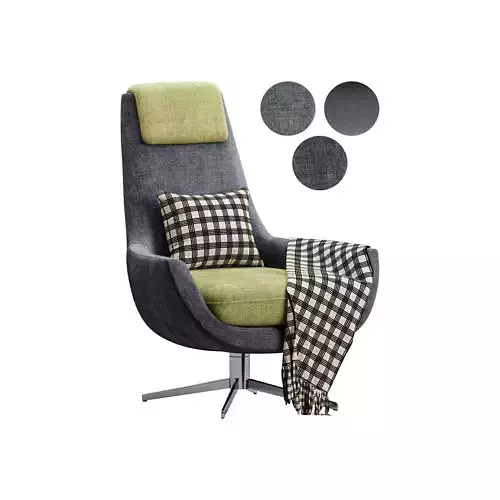 BRUNE lounge arimchair