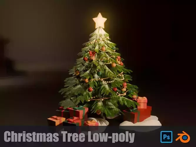 Christmas Tree Low-poly