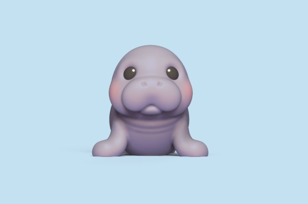 Little Manatee 3D print model_1