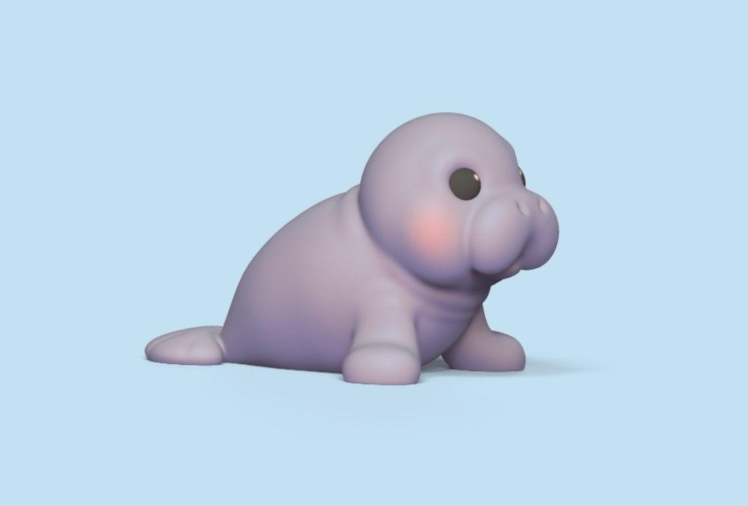 Little Manatee 3D print model_2