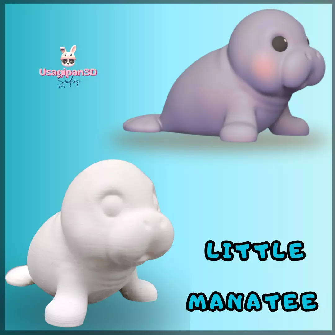 Little Manatee 3D print model_0